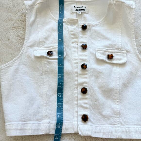 Reformation 2 pieces set skirt/top size 6 US Retail 250$ - Picture 12 of 12